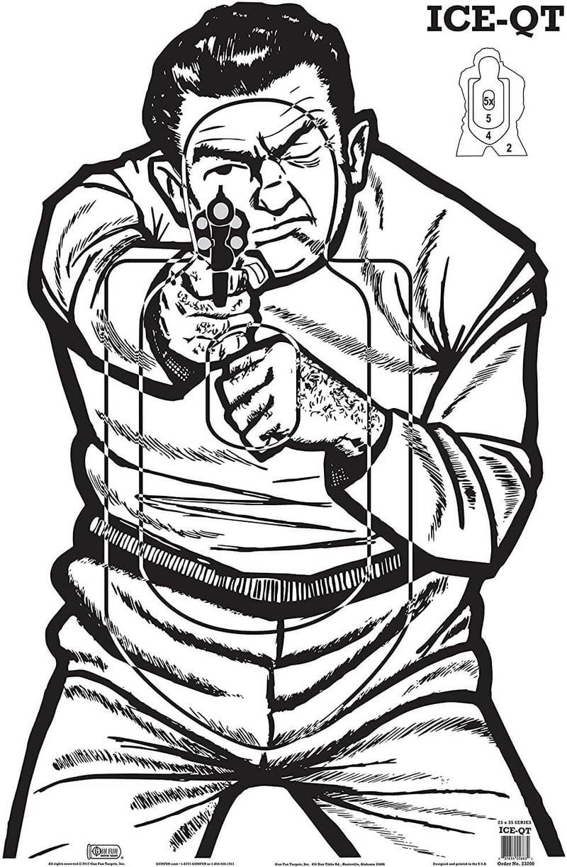 Target Aggressor 9 Pack 23x35