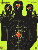 Triple Silhouette 18"x24" Shooting Target — image 2