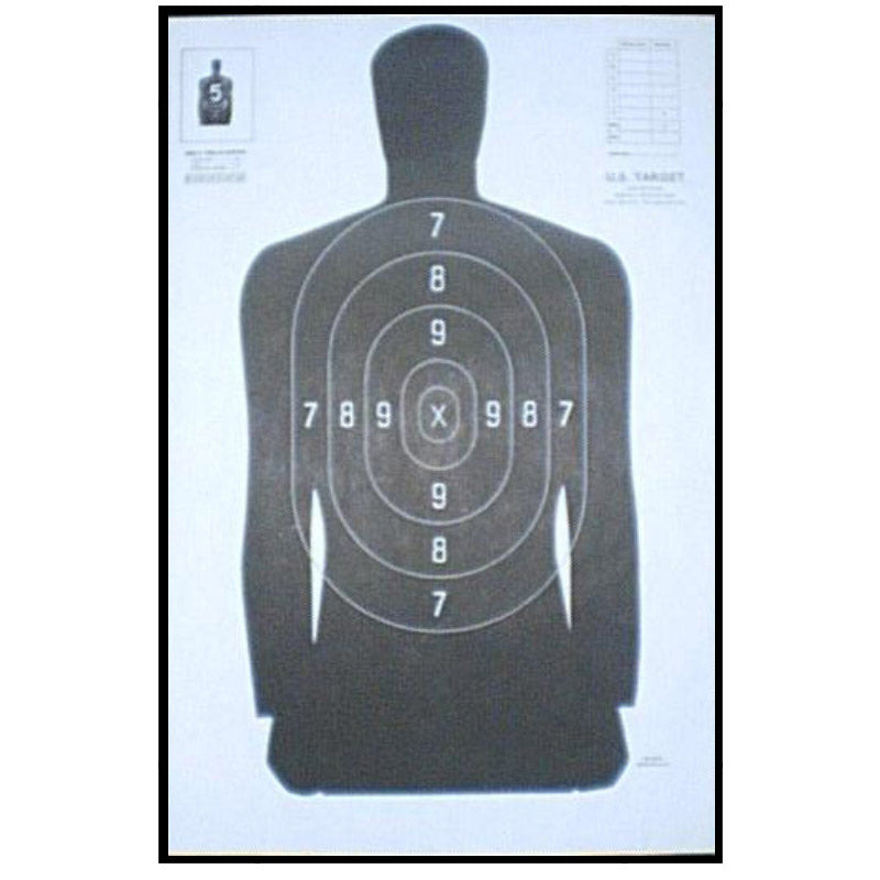 B-27R Silhouette for Police Training  BULK | 23"x35"