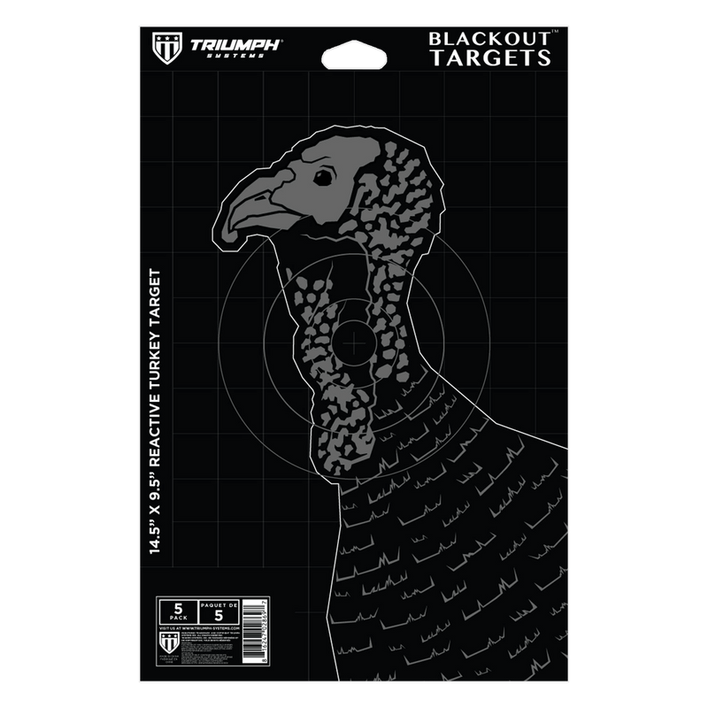 Blackout, Turkey Splatter Targets - 5PK
