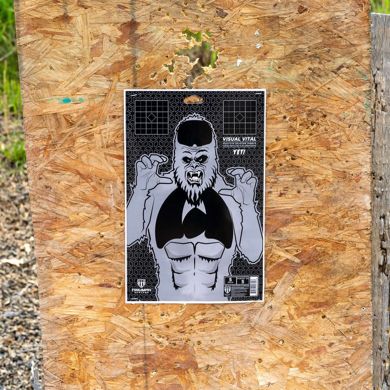 Visual Vital, Yeti Splatter Target - 5PK