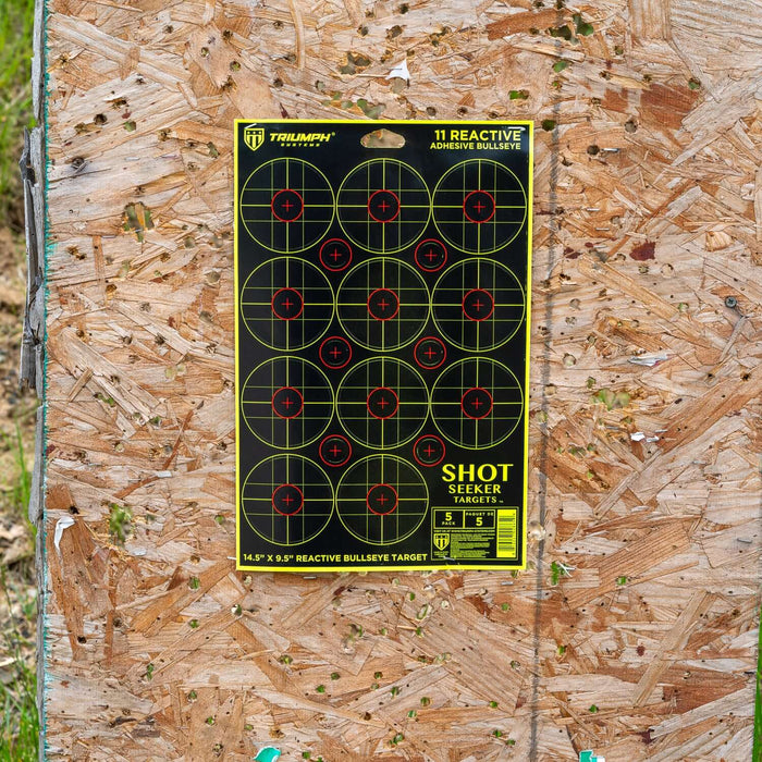 Shot Seeker Range Angel with 3" Adhesive Bullseyes - 10PK