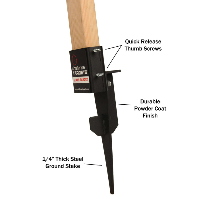 Stake Target - Human Silhouette - Rifle Rated