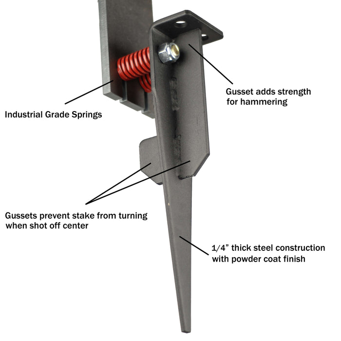 Stake-N-Shoot - 8" Popper - Rifle Rated