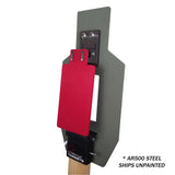 IPSC Rifle Rated Flapper Target - Static Stand — image 2