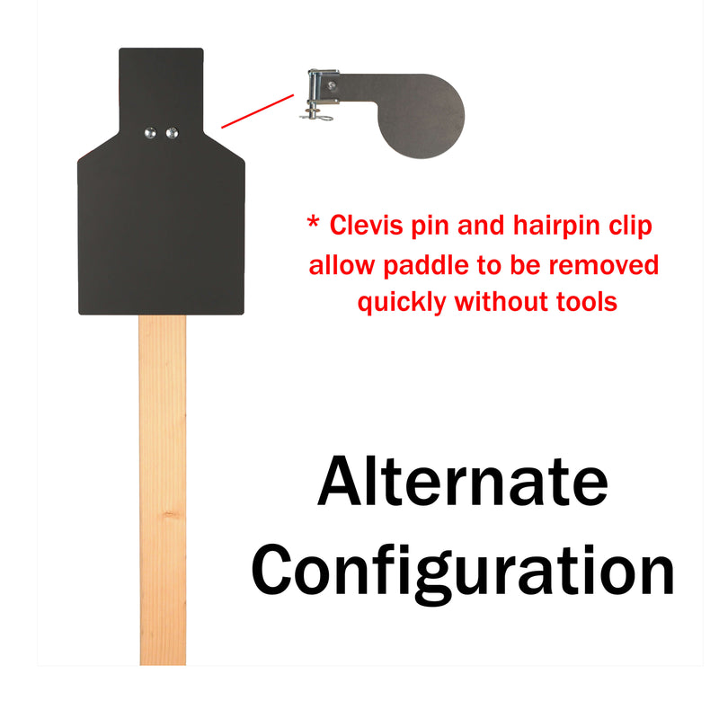 Handgun Paddle Target - Static Stand