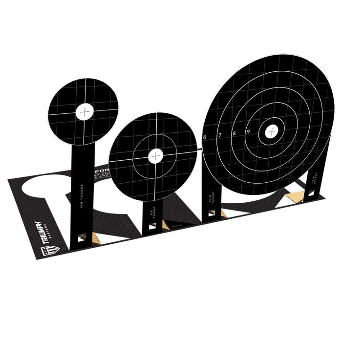 Pop Up Bullseye Cardboard Target