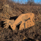 Downwind Deer Cardboard Target — image 1