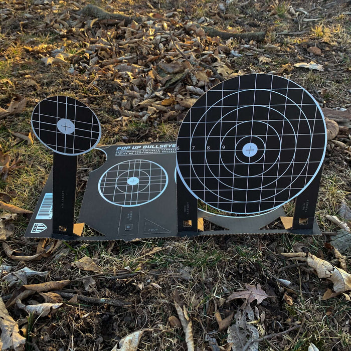 Pop Up Bullseye Cardboard Target