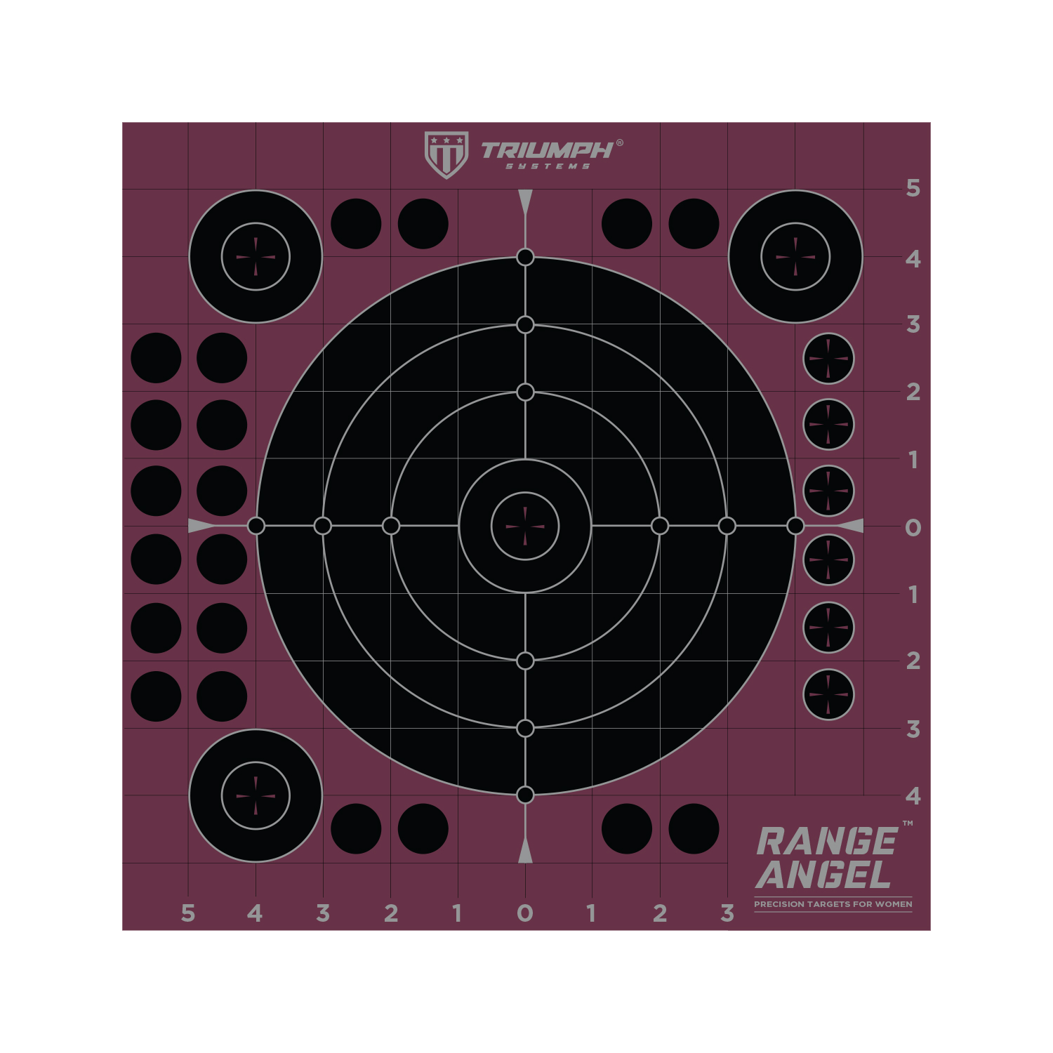 Shot Seeker Range Angel 8" Adhesive Bullseye - 10PK