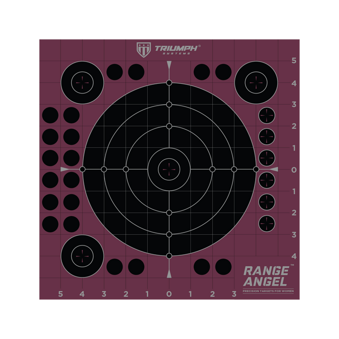 Shot Seeker Range Angel 8" Adhesive Bullseye - 10PK