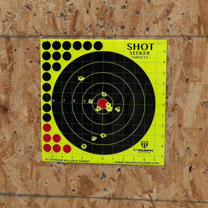 Shot Seeker 10" Adhesive Bullseye - 10PK