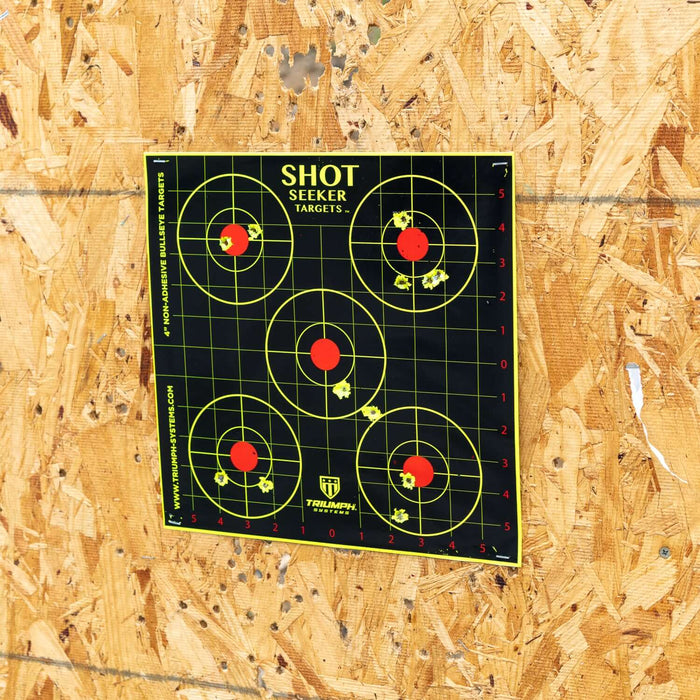 Shot Seeker 4" Non-Adhesive Bullseyes - 10PK