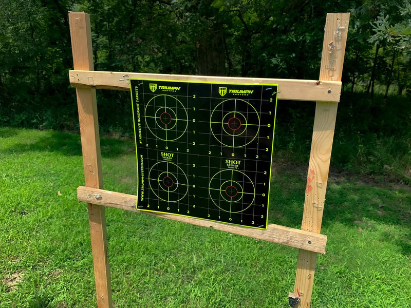 Shot Seeker 4" Adhesive Quadrant Targets - 10PK