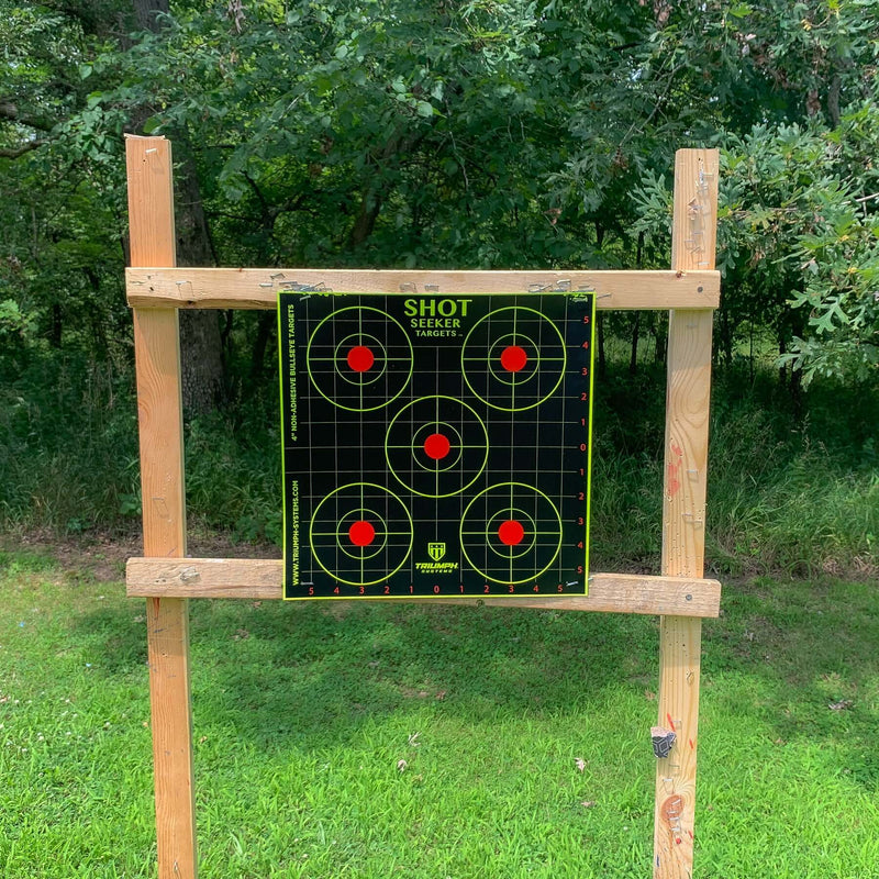 Shot Seeker 4" Non-Adhesive Bullseyes - 10PK