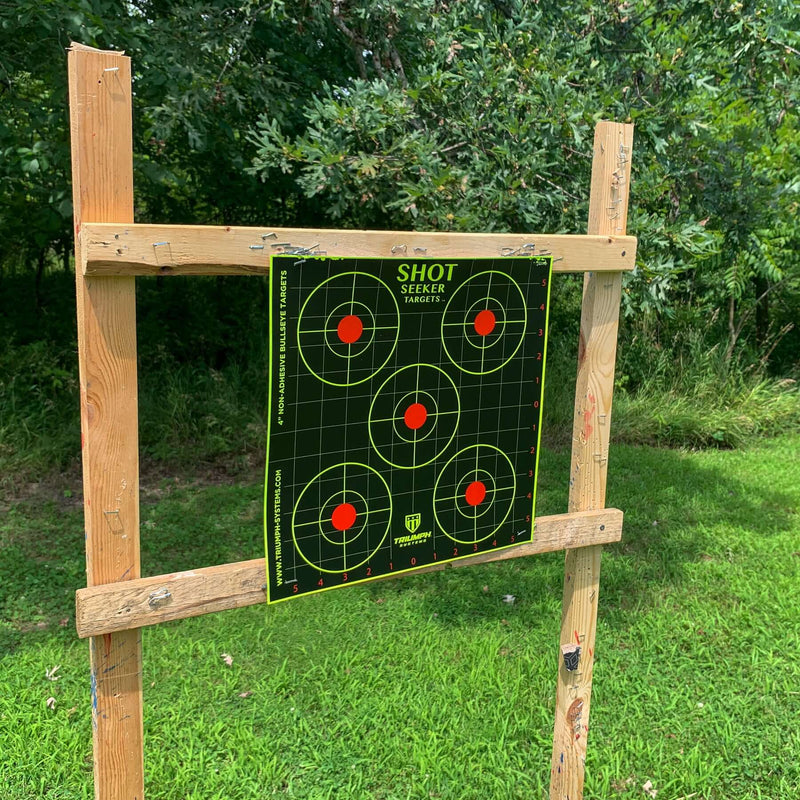 Shot Seeker 4" Non-Adhesive Bullseyes - 10PK