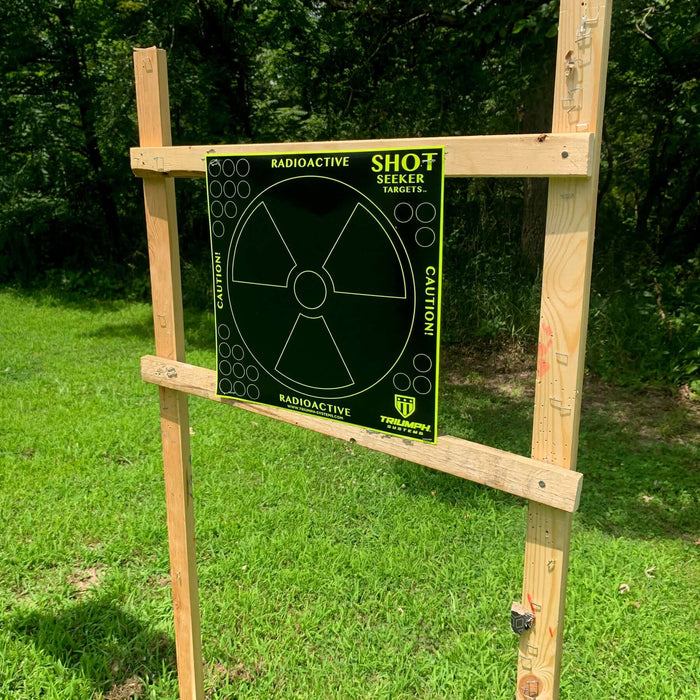 Shot Seeker Radioactive Bullseye Target - 10PK