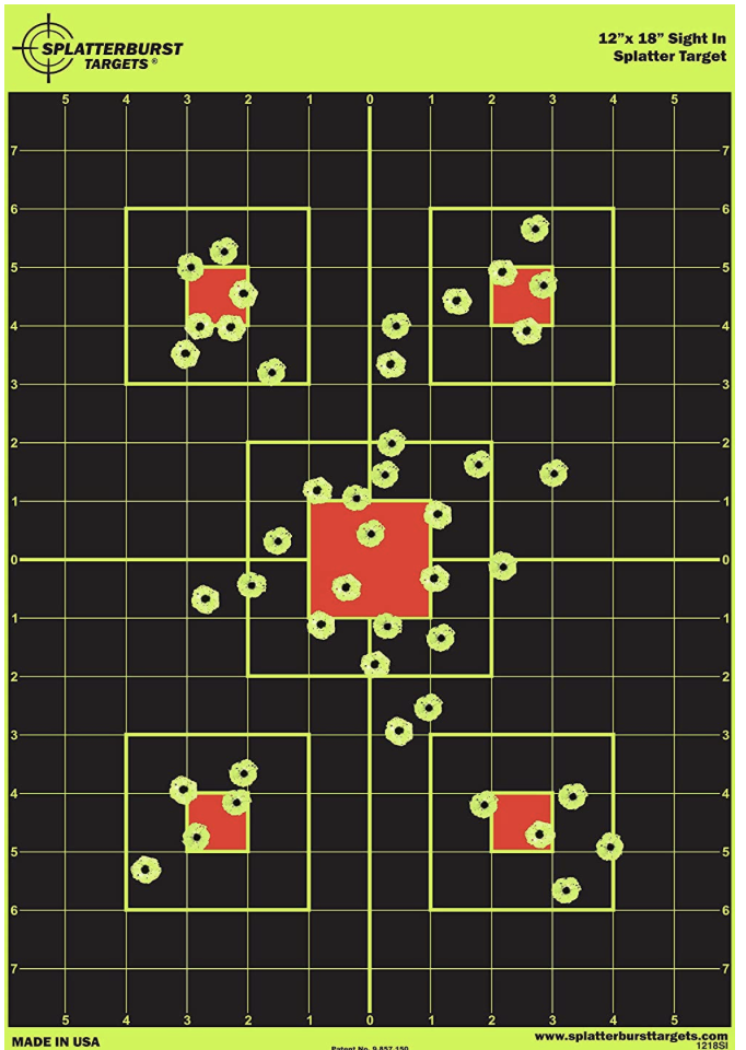 Reactive Targets - 12" x 18" Sight In