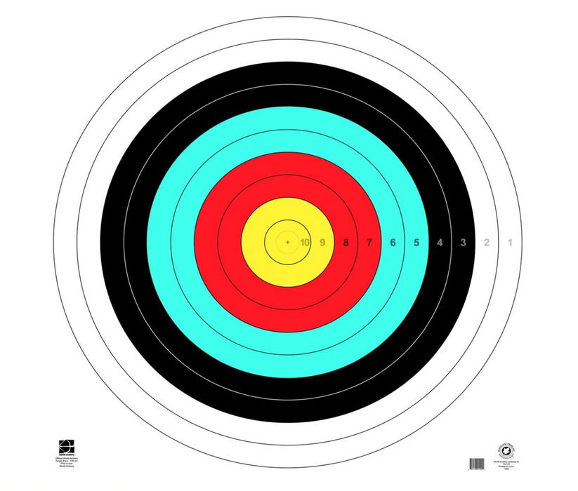 World Archery Target Face 122 cm (15 pack)