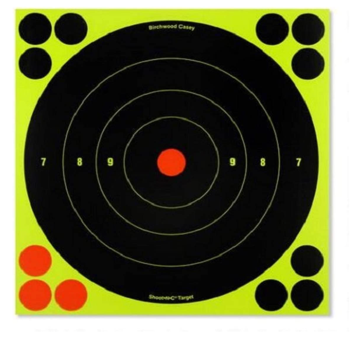 Birchwood Casey Shoot-N-C 8 inch Round Target 30 Sheet Pack — Targets ...