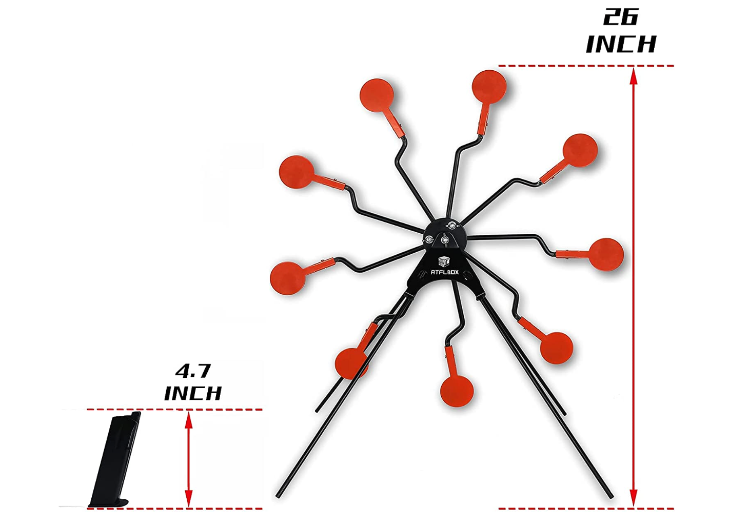 Ferris Wheel Metal Resetting Shooting Targets – Targets Unlimited