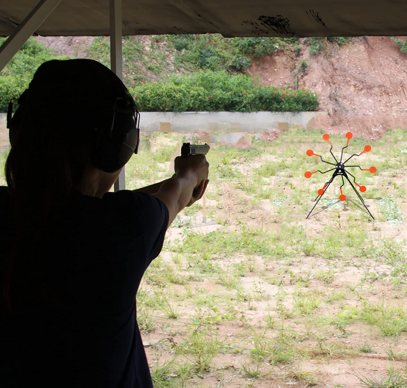 Ferris Wheel Metal Resetting Shooting Targets