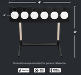 6" Portable Plate Rack For Handgun Shooting — image 2