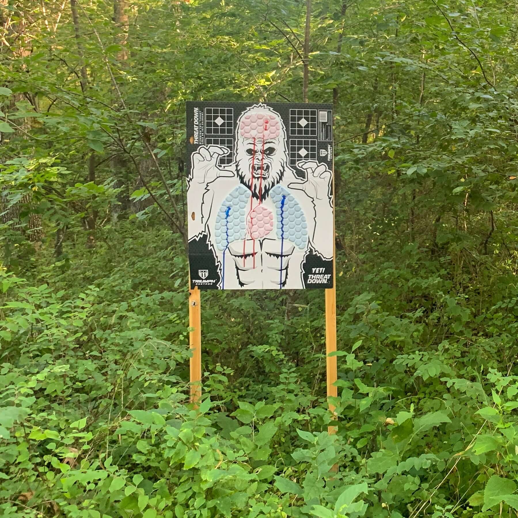 Threat Down Yeti Reactive Target — Targets Unlimited