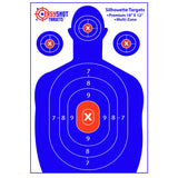 EZ Shot Multi-Color Silhouette Target | 12"x18" — image 2