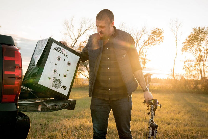 Bulldog Doghouse Pug Archery Target Plus