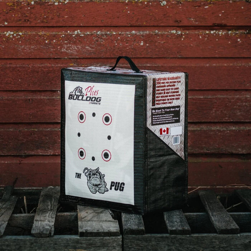 Bulldog Doghouse Pug Archery Target Plus