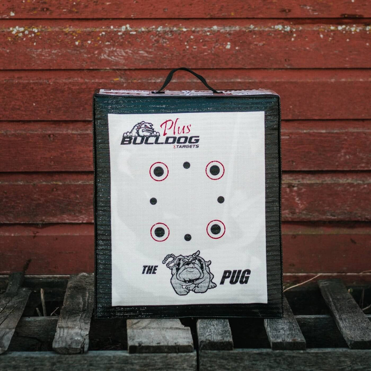 Bulldog Doghouse Pug Archery Target Plus