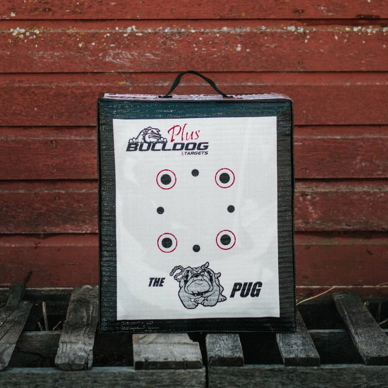 Bulldog Doghouse Pug Archery Target Plus