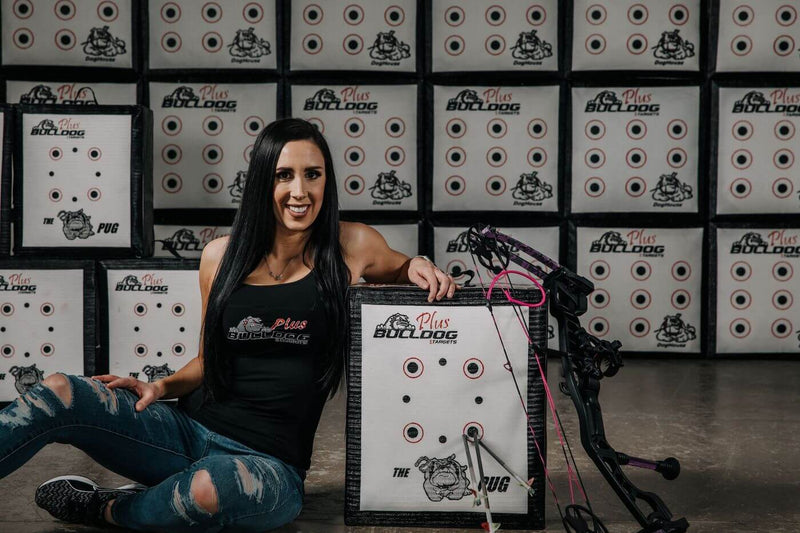 Bulldog Doghouse Pug Archery Target Plus