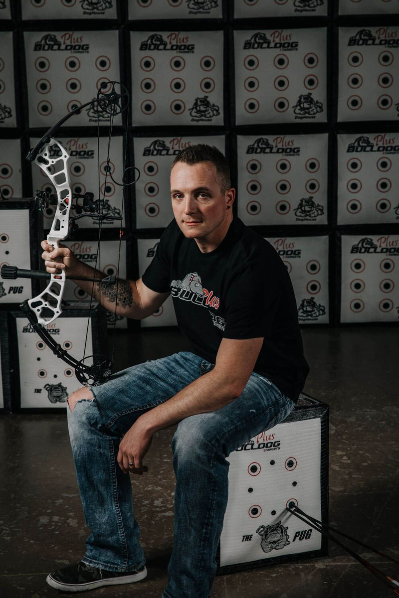 Bulldog Doghouse Pug Archery Target Plus