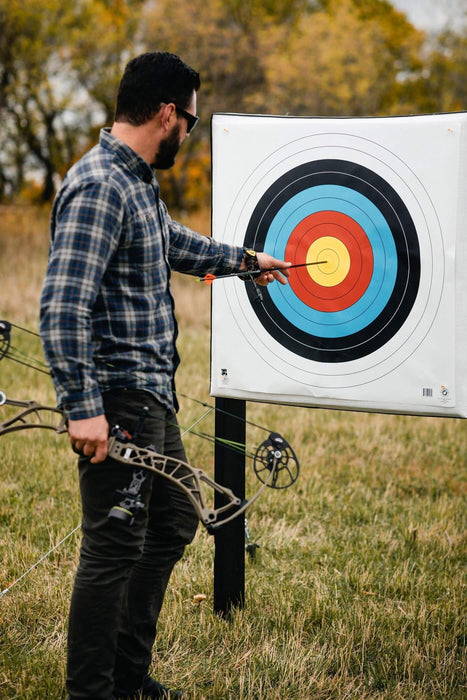 Bulldog Range Dog Archery Target With Outdoor Stand Plus