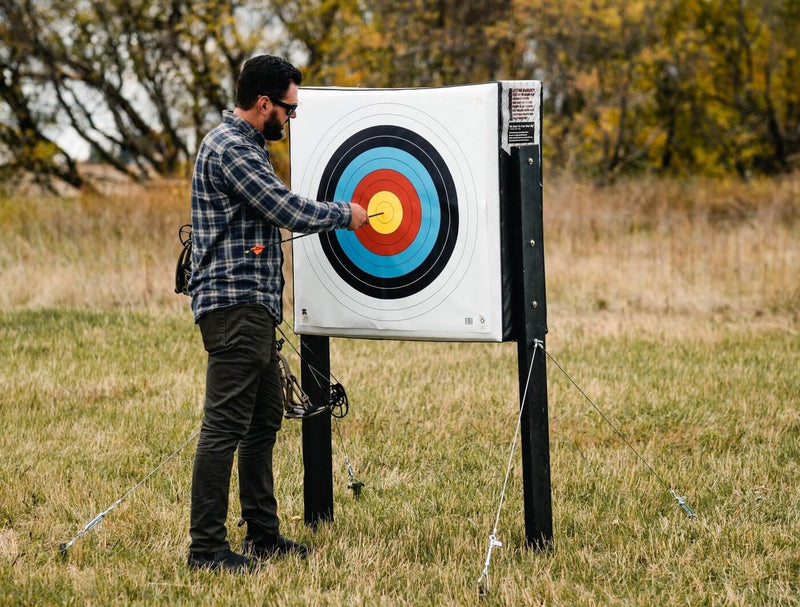 Bulldog Range Dog Archery Target With Outdoor Stand Plus