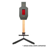 IPSC Rifle Rated Flapper Target - Static Stand — image 1