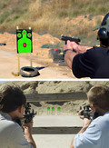EZ Shot Green Silhouette Target | 12"x18" — image 3