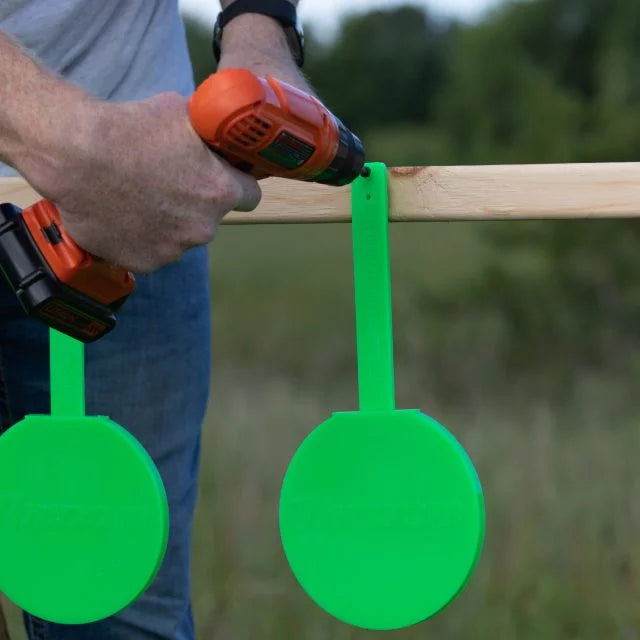 THROOM Complete Set of HANGTUFF Hanging Targets | 2", 3", 4", 6", 8"