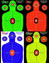 EZ Shot Multi-Color Silhouette Target | 12"x18" — image 1