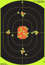 Reactive Targets - 12"x18" Bullseye — image 1