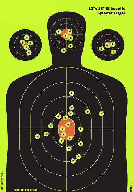 Reactive Targets - 12"x18" Silhouette