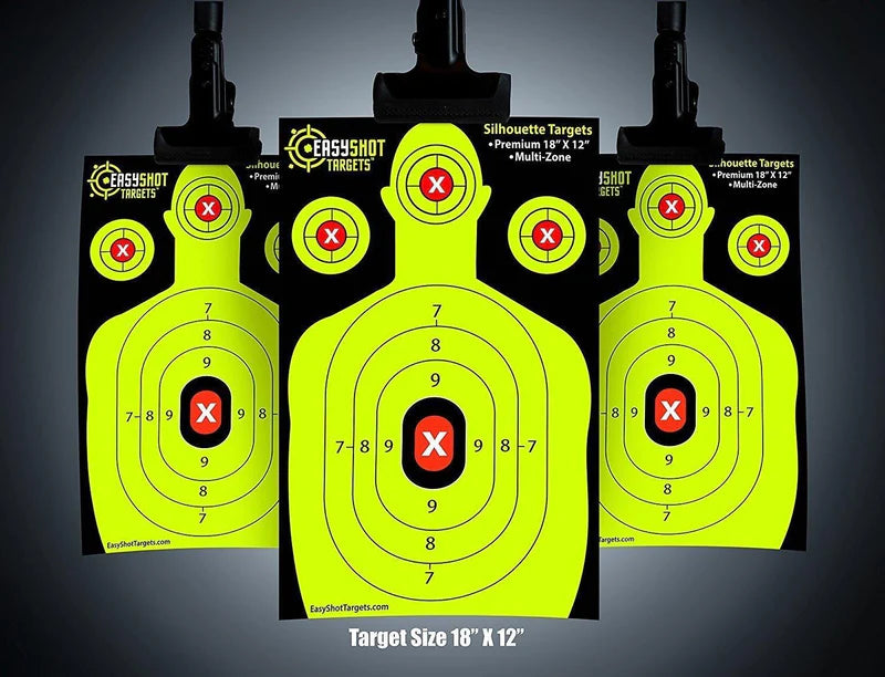 EZ Shot Yellow Silhouette Target | 12"x18"