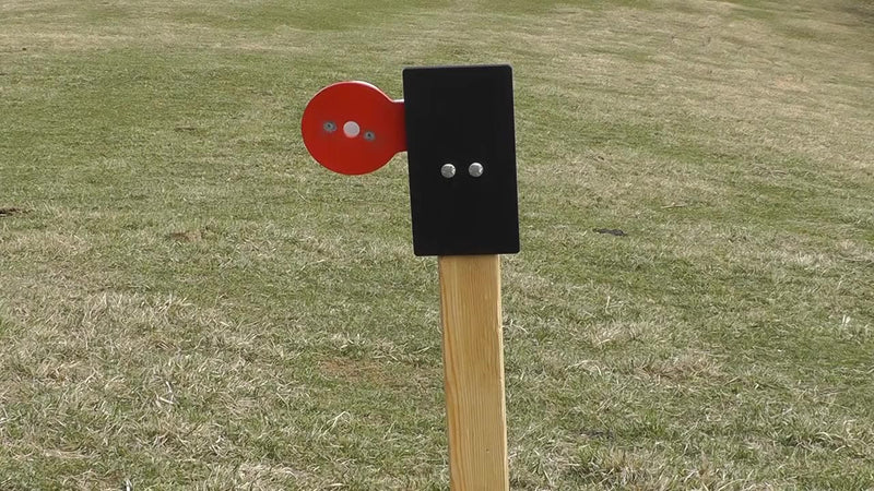 Rimfire Bullseye Target with Ground Stake review video