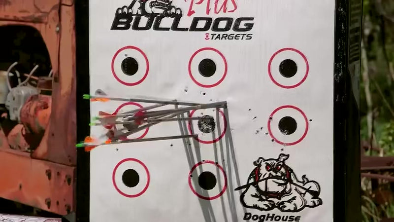 Bulldog Range Dog Archery Target With Outdoor Stand Plus review video